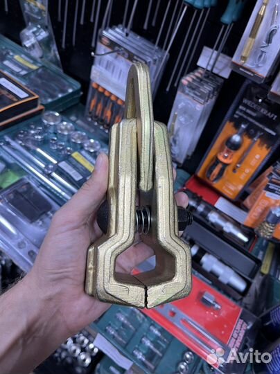 Зажим для кузовных работ 3 тн с рым кольцом