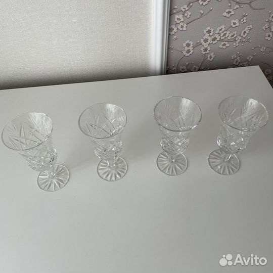 Бокалы хрустальные