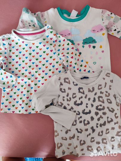 Вещи на девочку пакетом 86-98