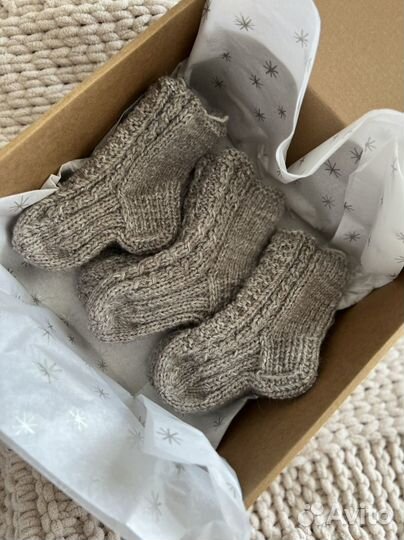 Носки вязаные детские