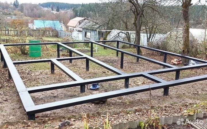 Свайно винтовой фундамент