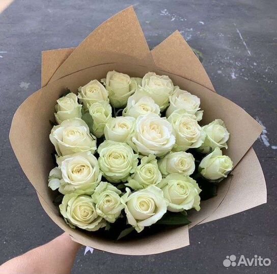 Розы Белые розы Букеты из белых роз