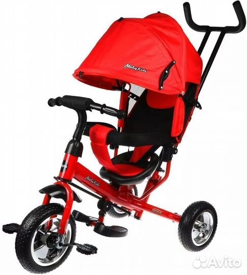 Трехколесный велосипед с родительской ручкой