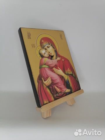 Владимирская икона божьей матери, 15x20 см, арт Ид