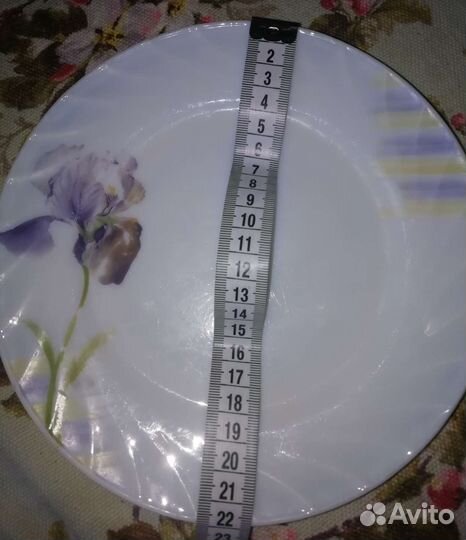 Пиалы салатники акварель с цветами ирисами