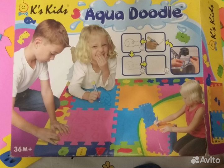 Аква коврик с пазлами