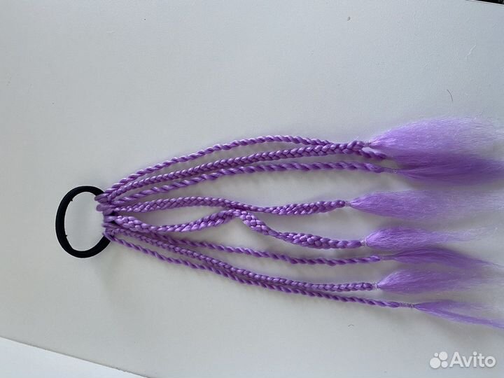 Детские афрорезинки, съемные 3d косы