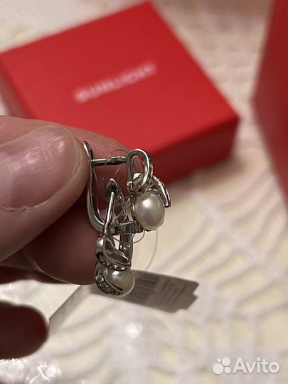 Серьги серебро