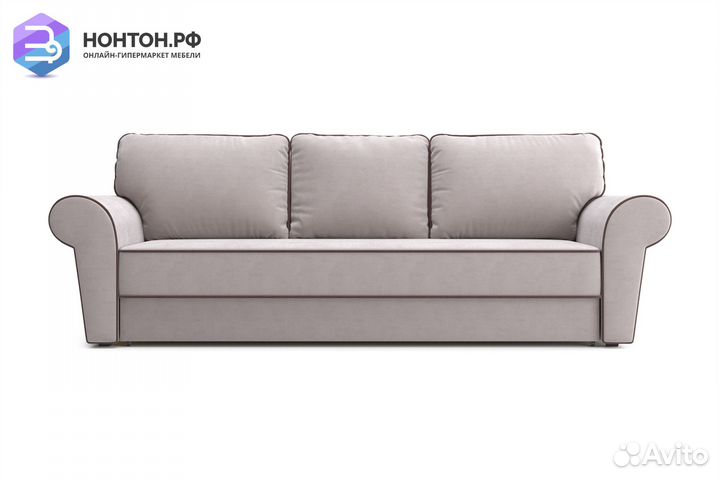 Диван еврокнижка Прованс 3-х местный бежевый