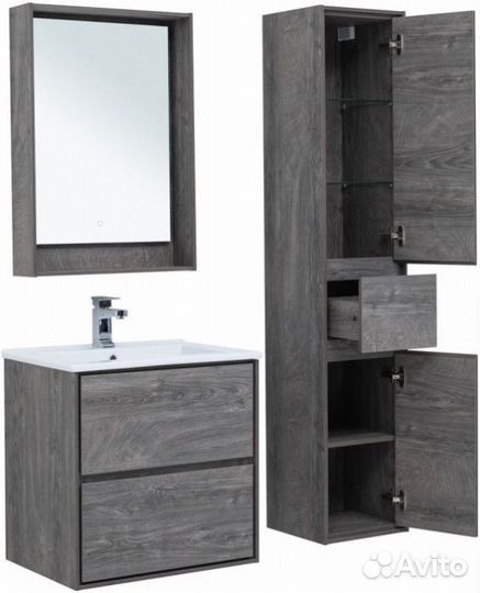 Мебель для ванной Aquanet Милан 65 дуб рошелье