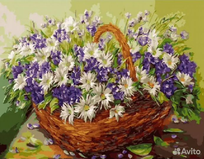 Картины по номерам 40х50 холст на подрамнике