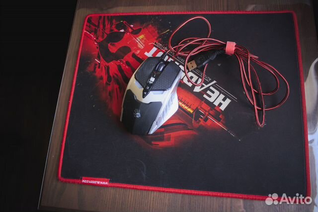 Комплект клавиатура, мышь и коврик A4tech Bloody