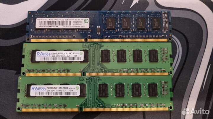 Оперативная память DDR3 / DDR3L