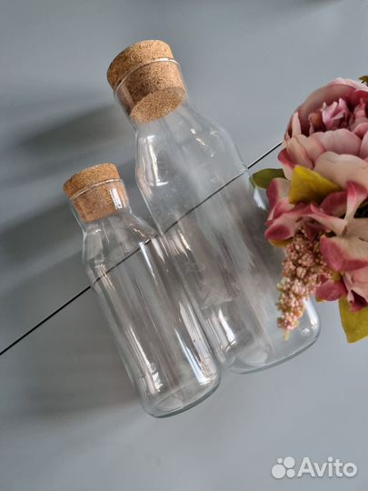 Стеклянный графин IKEA кувшин 1 л-1 шт