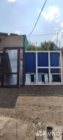 Стеклопакет с дверью витраж