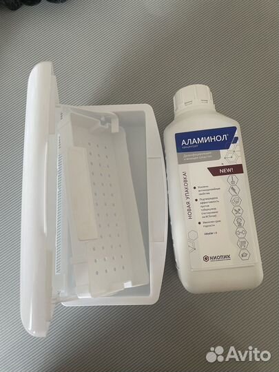 Чаша +средство для дезинфекции+крафт пакеты