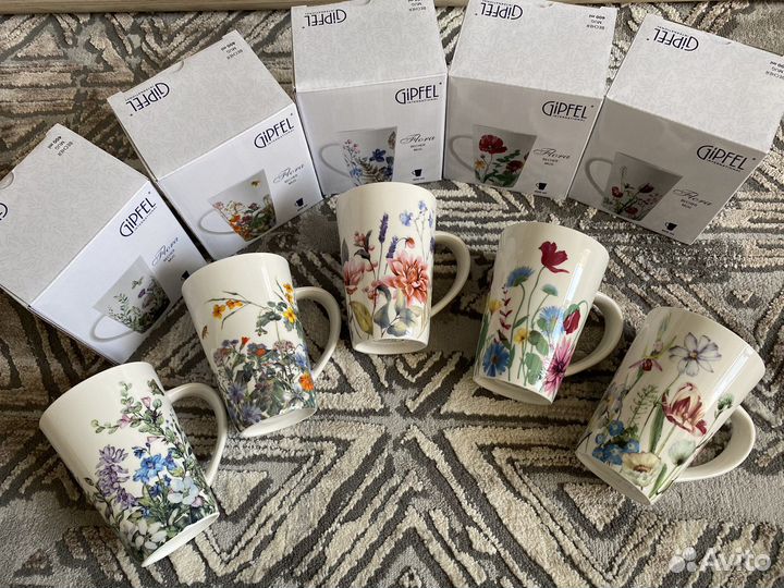 Кружка фарфоровая новая Gipfel 400ml