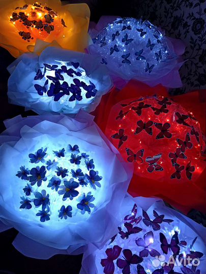 Букет из бабочек любых расцветок