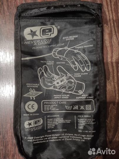 Перчатки для Пейнтбола Eclipsе (Новые)