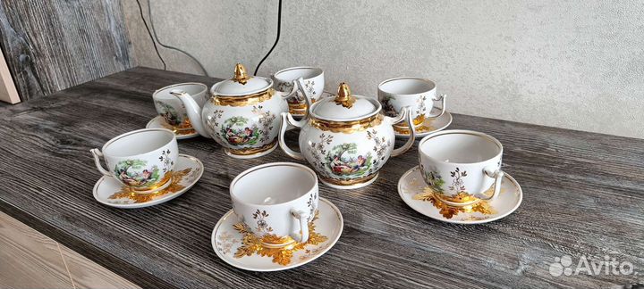 Чайный сервиз фарфор Фабрик Гарднеръ в Вербилка