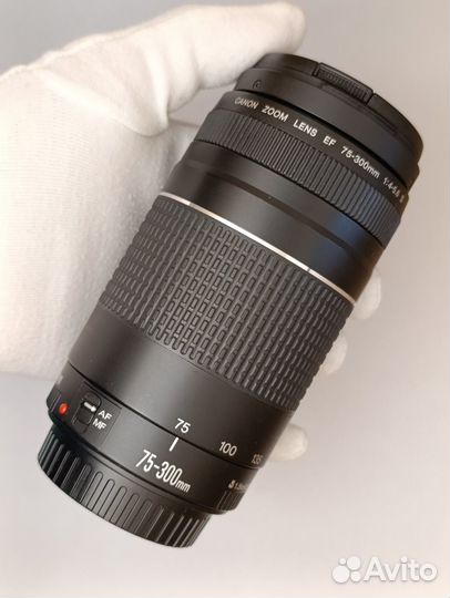 Canon EF 75-300mm f/4-5.6 III телевик Кенон 75-300