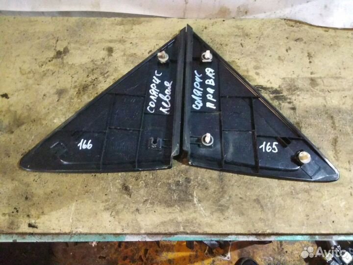 Накладка заднего крыла hyundai solaris