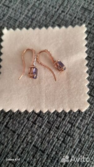 Серьги серебро