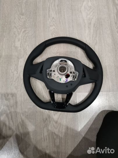 Спортивный руль skoda скос+ обогрев