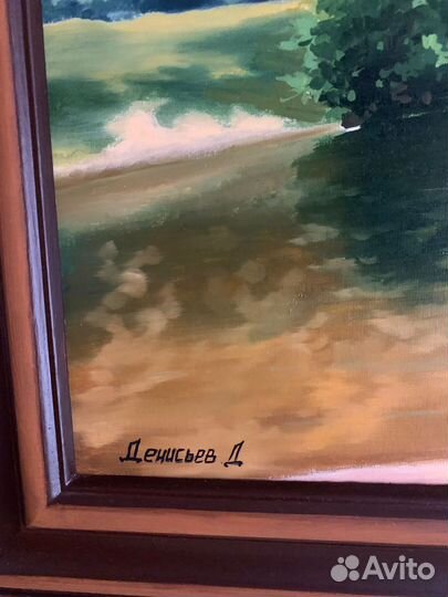 Картина холст масло пейзаж большая