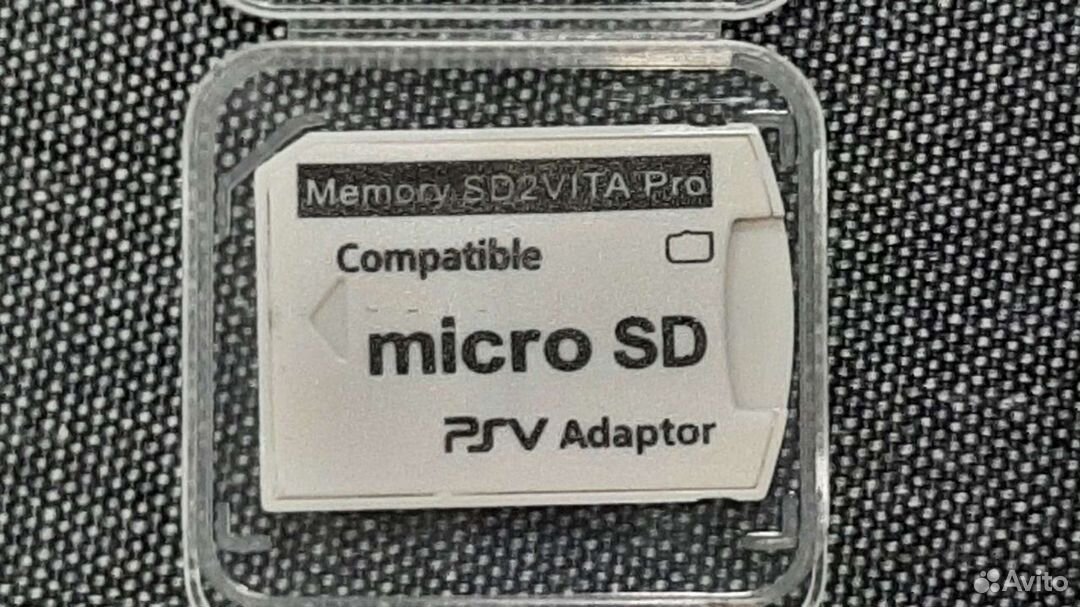 Адаптер micro SD PSVita карты