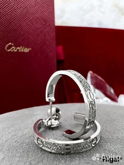 Серьги Cartier Love