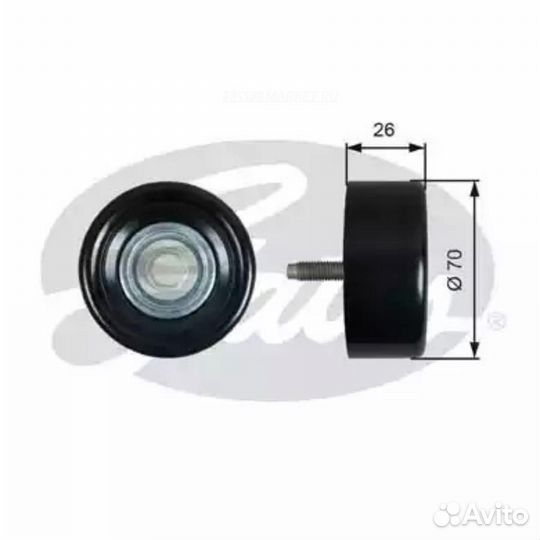 Gates T36603 Ролик натяжной приводного ремня