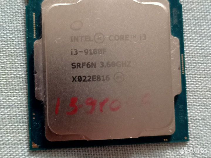 Процессор i3 9100f