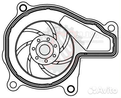 Насос водяной для автомобилей BMW X1 (F48) (15) /X