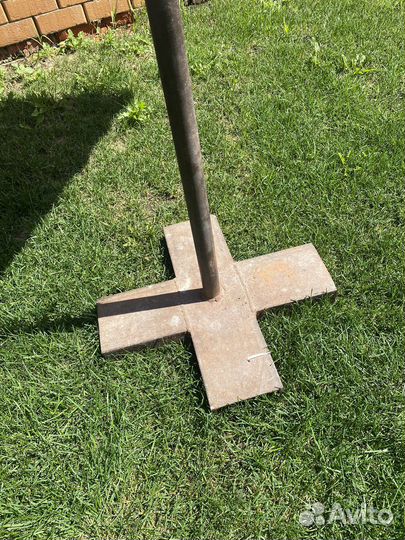 Крестовина подставка металлическая для зонта