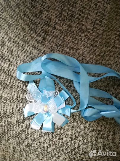 Вязаный плед и шапочка ручной работы на выписку