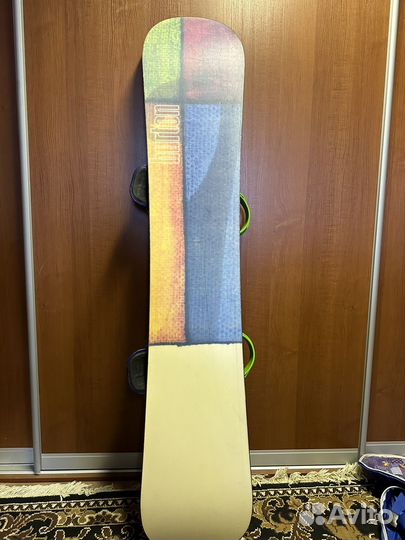 Сноуборд, крепы и ботинки Burton