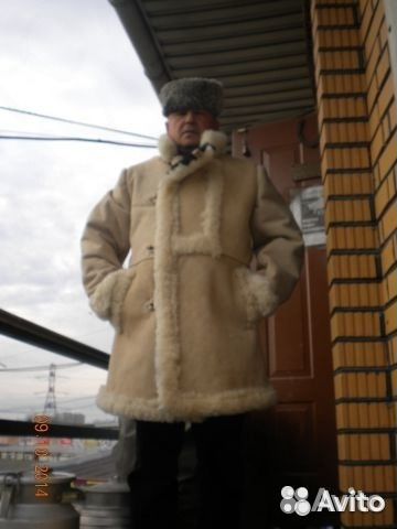 Полушубок якутский СССР из дублённой овчины