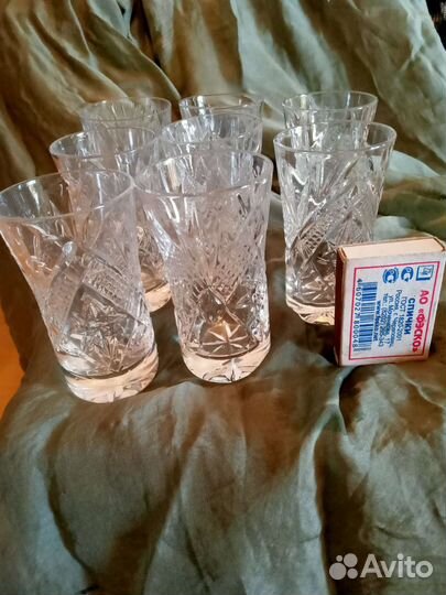Хрусталь рюмки фужеры стопка СССР
