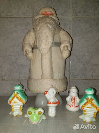 Дед Мороз ватный