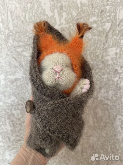 Спящий котенок(ручная работа)