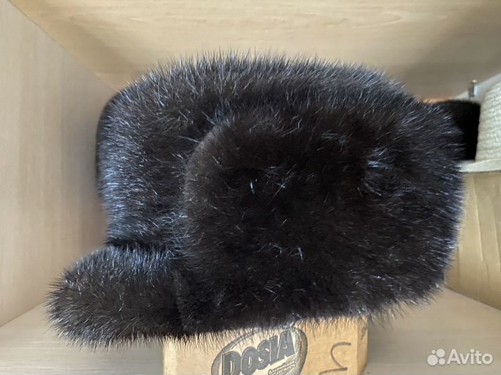 Норковая шапка мужская