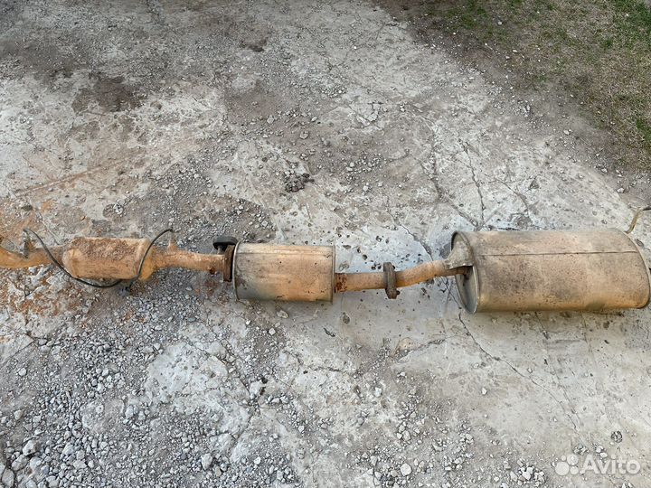 Глушитель на SsangYong Kyron (в сборе) оригинал