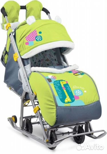 Санки коляска ника 7 8