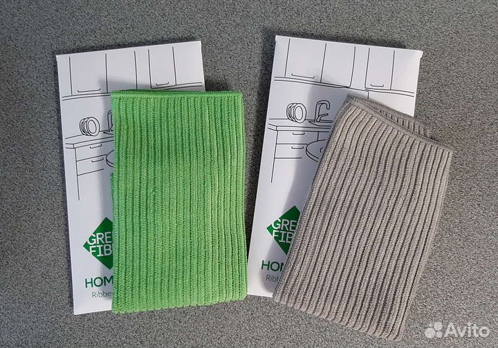 Салфетка в рубчик или файбер ребристый