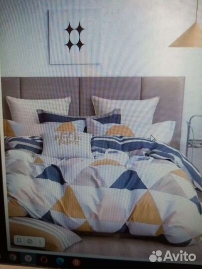 Постельное 2 спальное с простынью на резинке