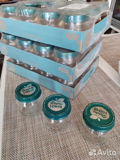 Баночка детского питания (пустая) фрутоняня