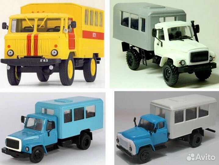 1/43 вахтовые автобусы (DeA, Компаньон)