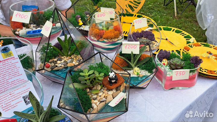 Флорариум ваза Декор