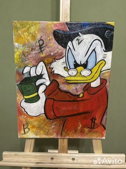 Картина маслом «Деньги» 40/50